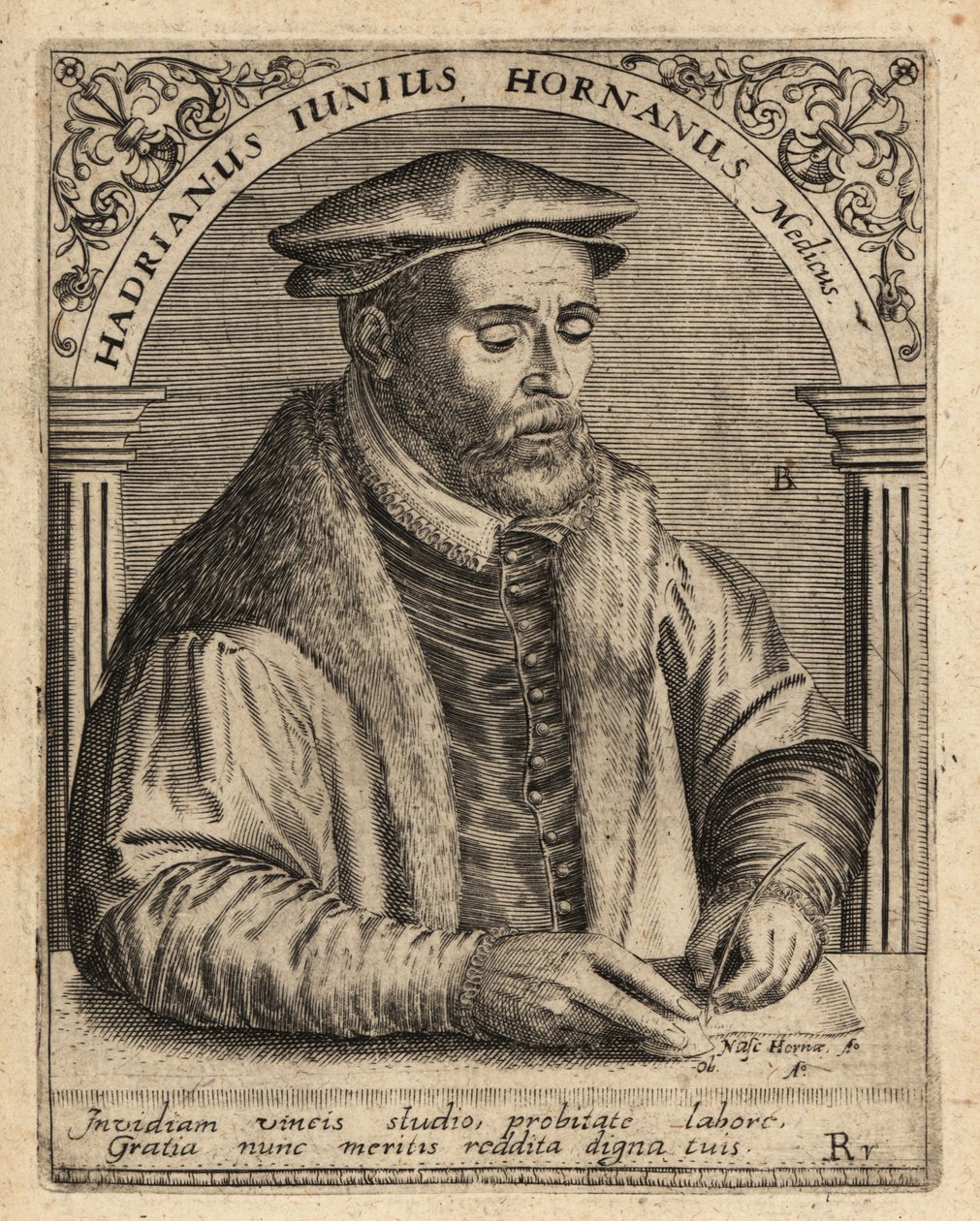 Adriaen de Jonghe, médico holandés de Theodore de Bry