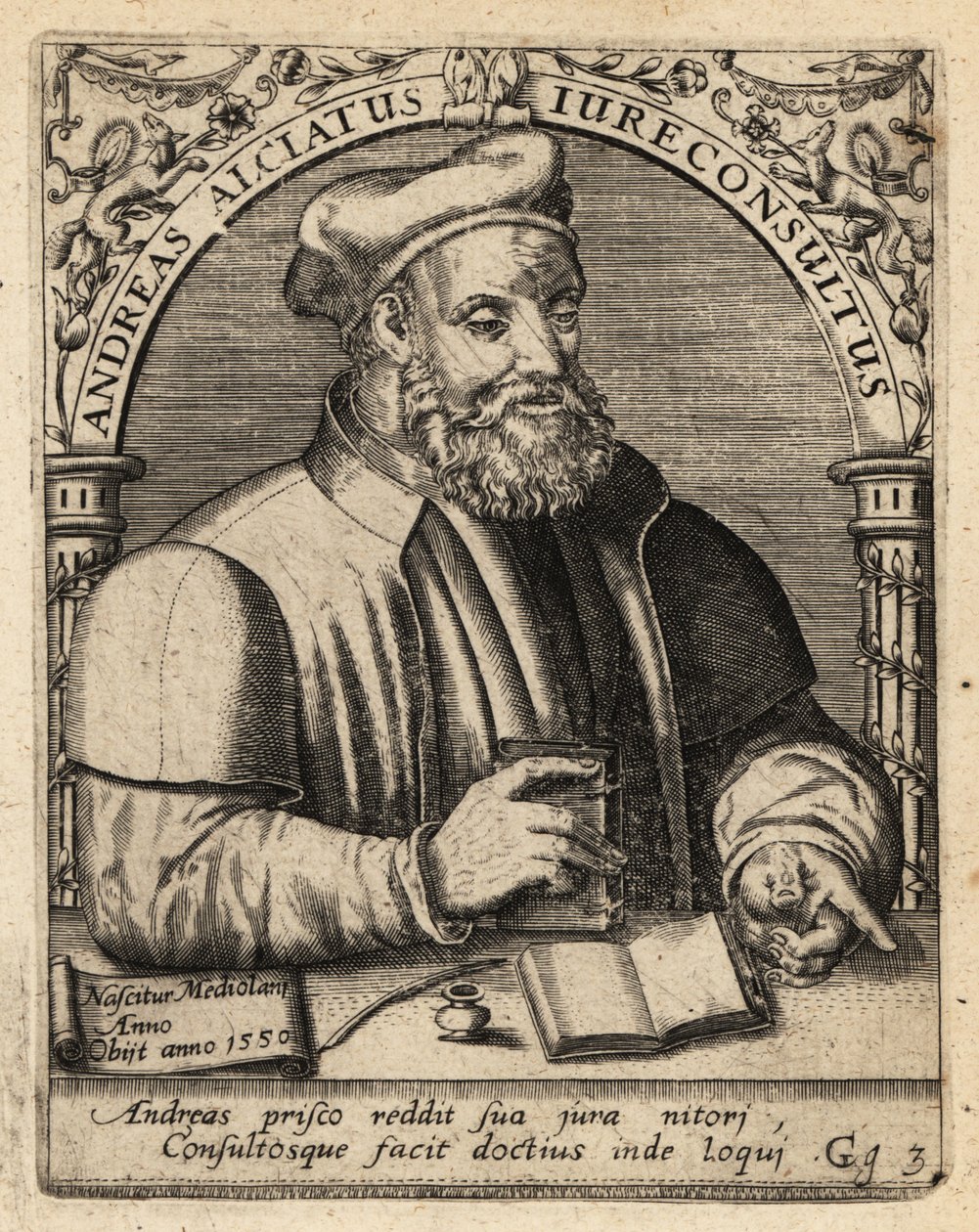 Andrea Alciato de Theodore de Bry