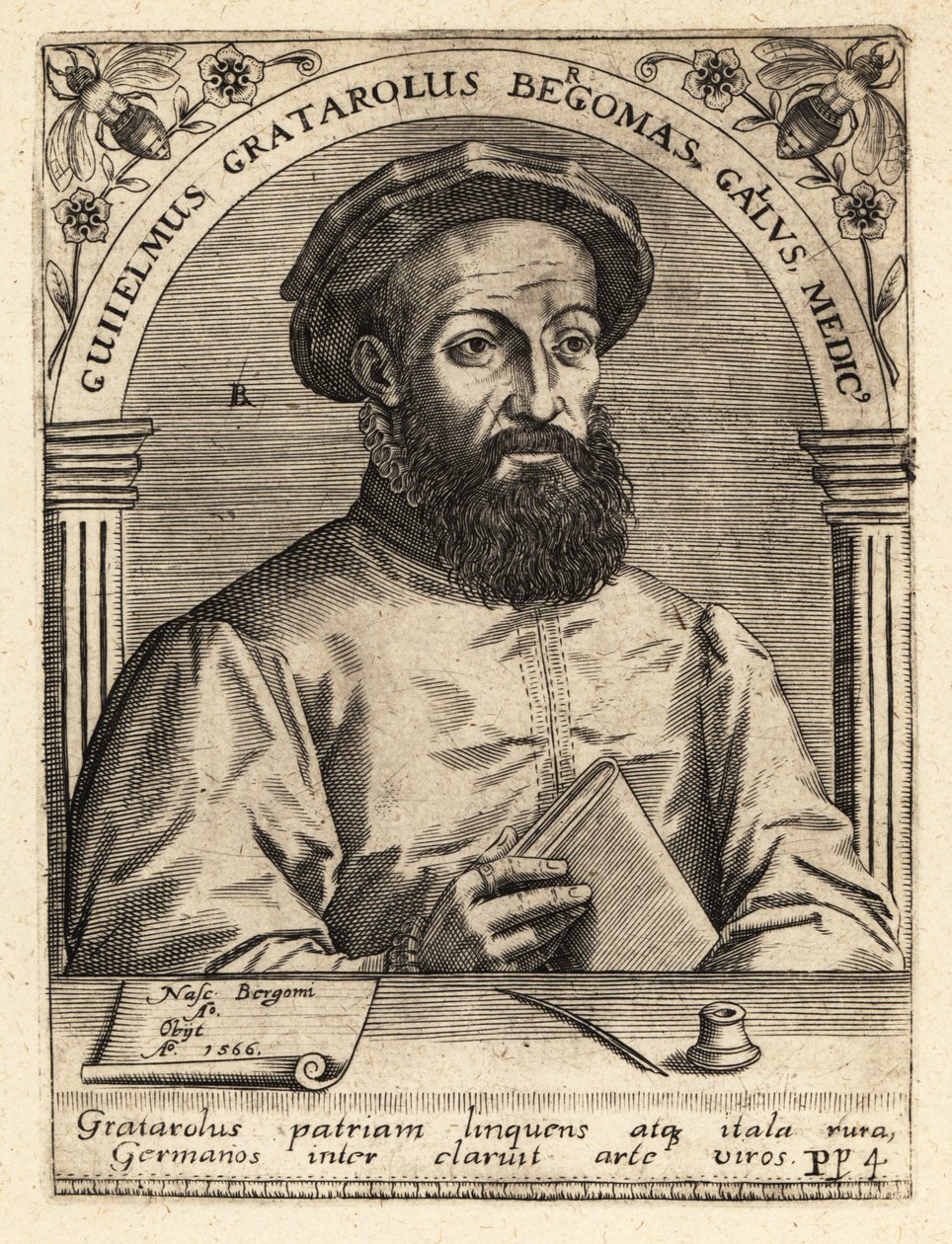Guglielmo Gratarolo de Theodore de Bry