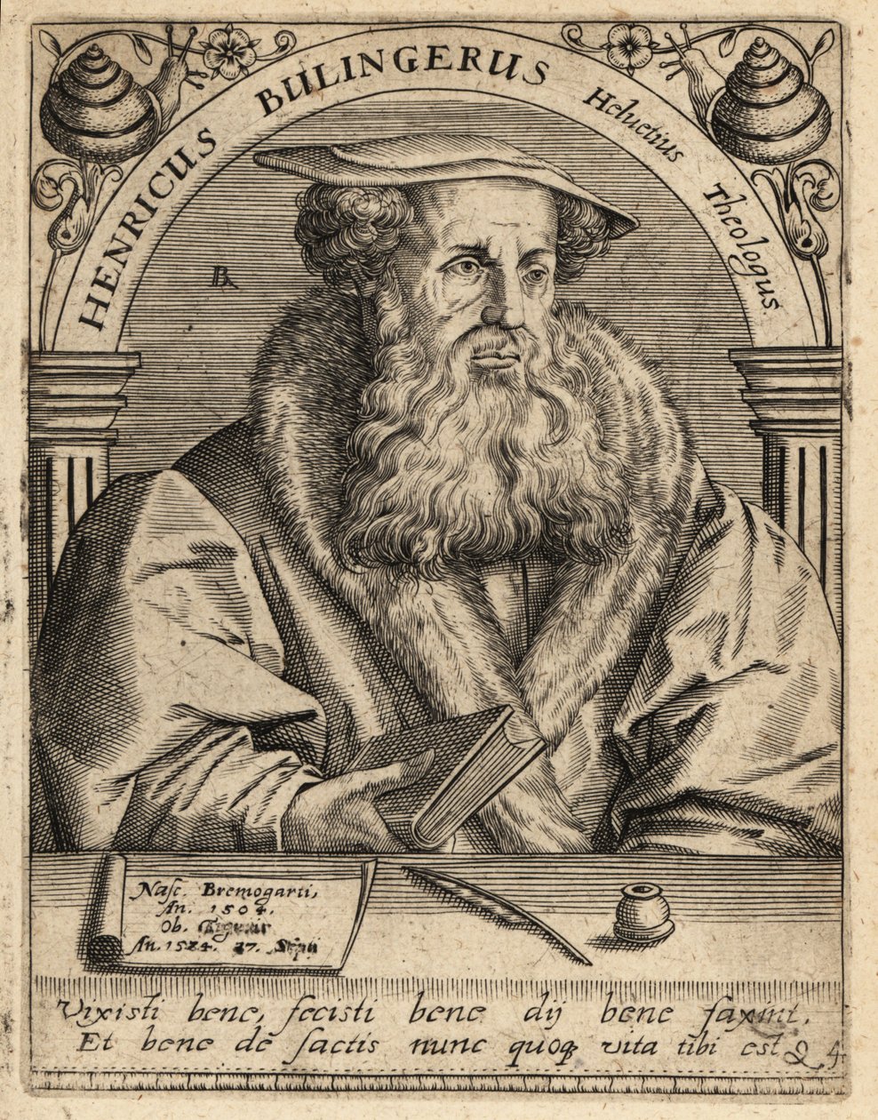 Heinrich Bullinger de Theodore de Bry