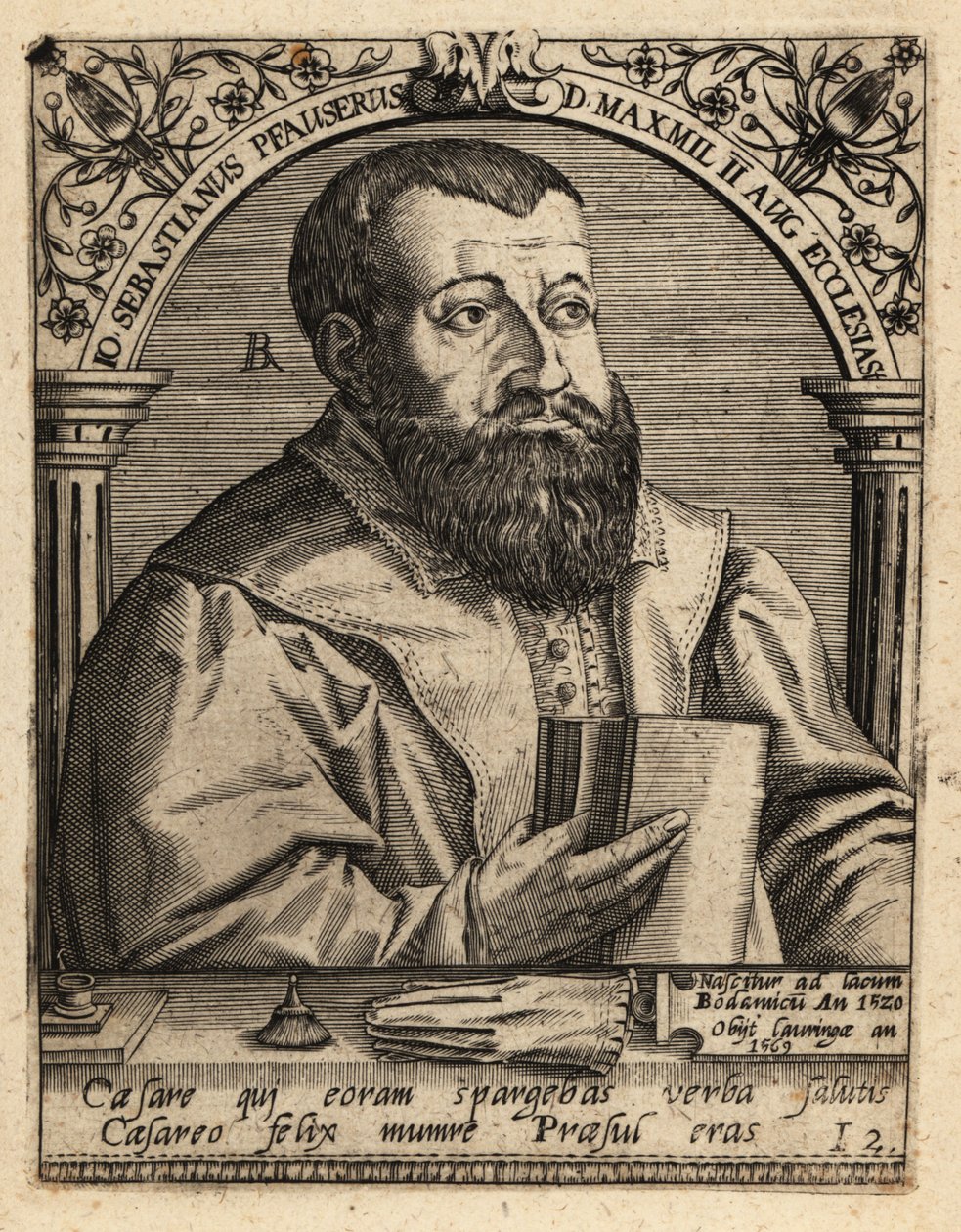 Johann Sebastian Pfauser de Theodore de Bry