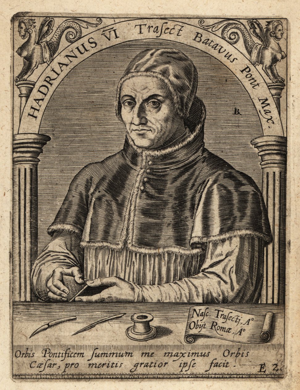 Papa Adriano VI de Theodore de Bry