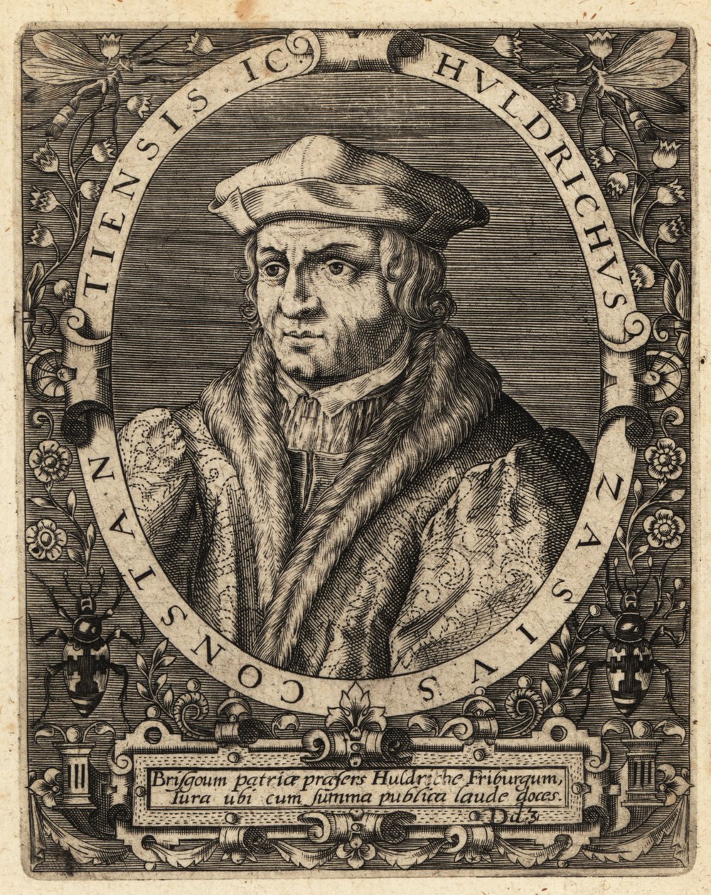 Ulrich Zasius de Theodore de Bry