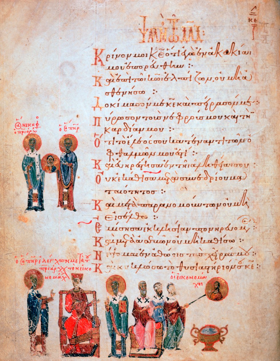 Nicephorus y los iconoclastas, 1066 de Theodore of Caesarea