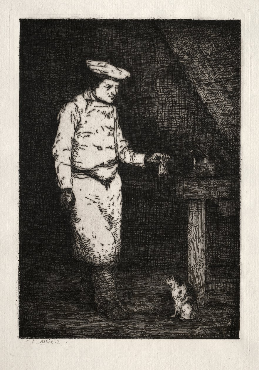 El almuerzo del gato de Theodule Ribot