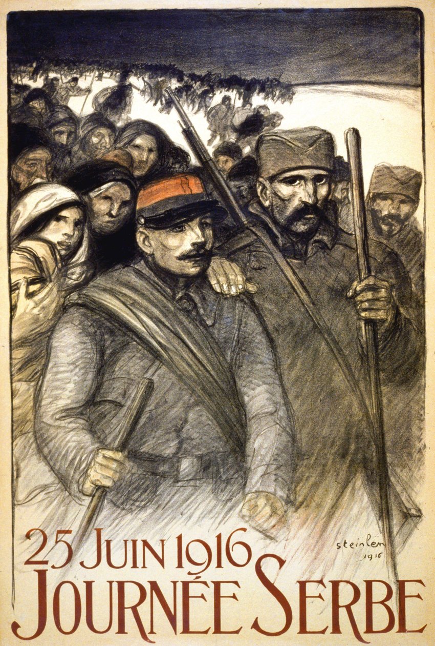 Día serbio, 25 de junio de Théophile Alexandre Steinlen