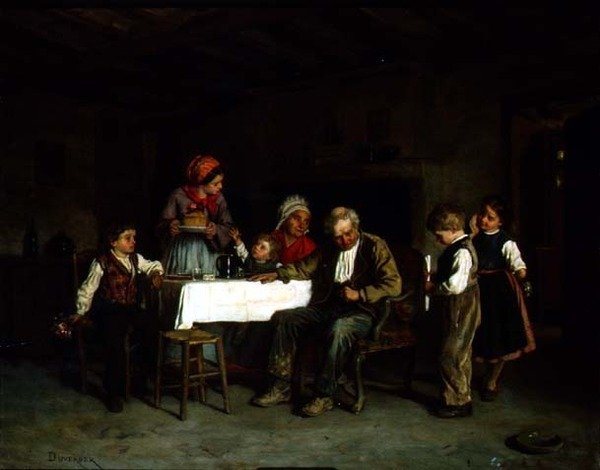 Una fiesta sorpresa de Theophile Emmanuel Duverger