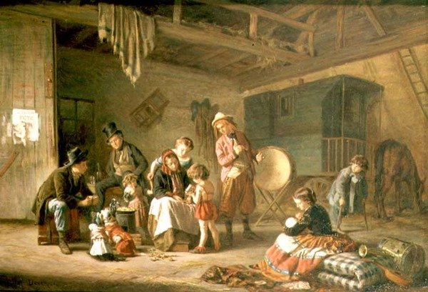 Los actores ambulantes de Theophile Emmanuel Duverger