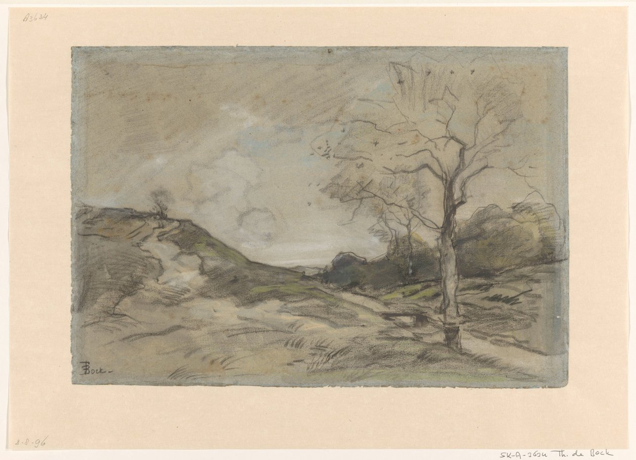 Paisaje de dunas de Theophile de Bock