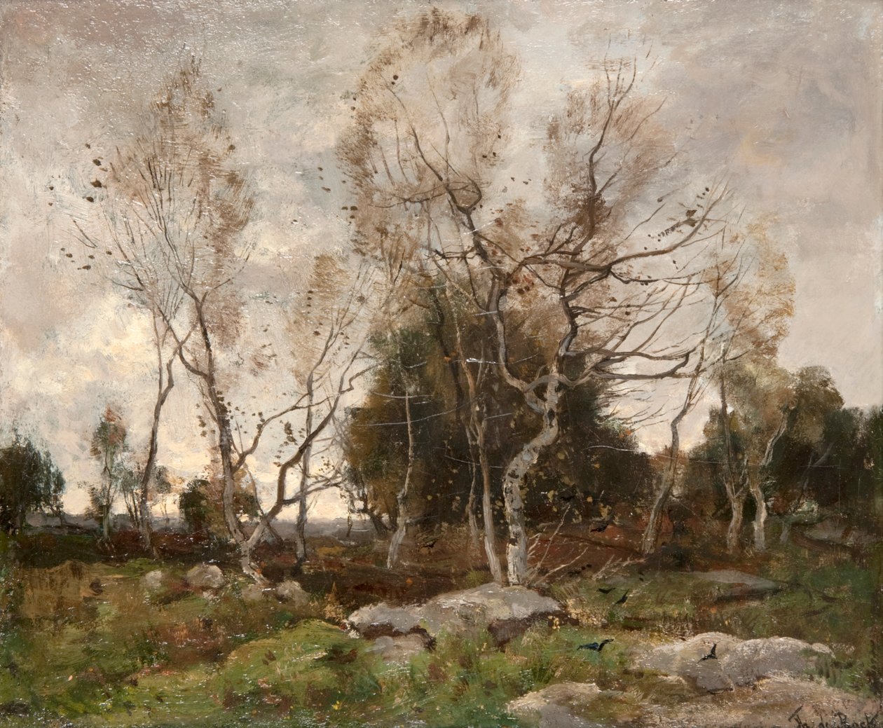 Paisaje de Theophile de Bock