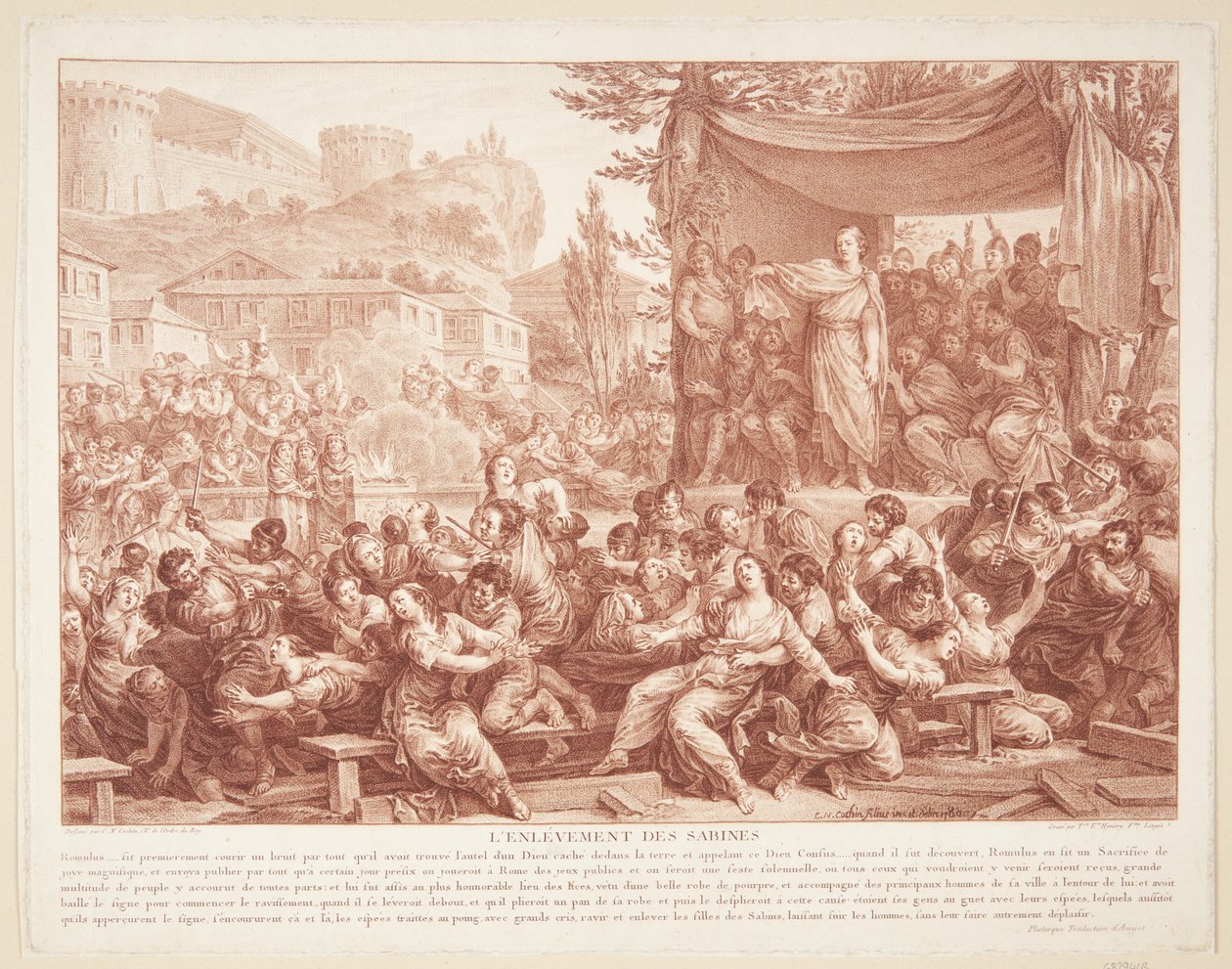 La presa sabina de Therèse Éléonore Lingée