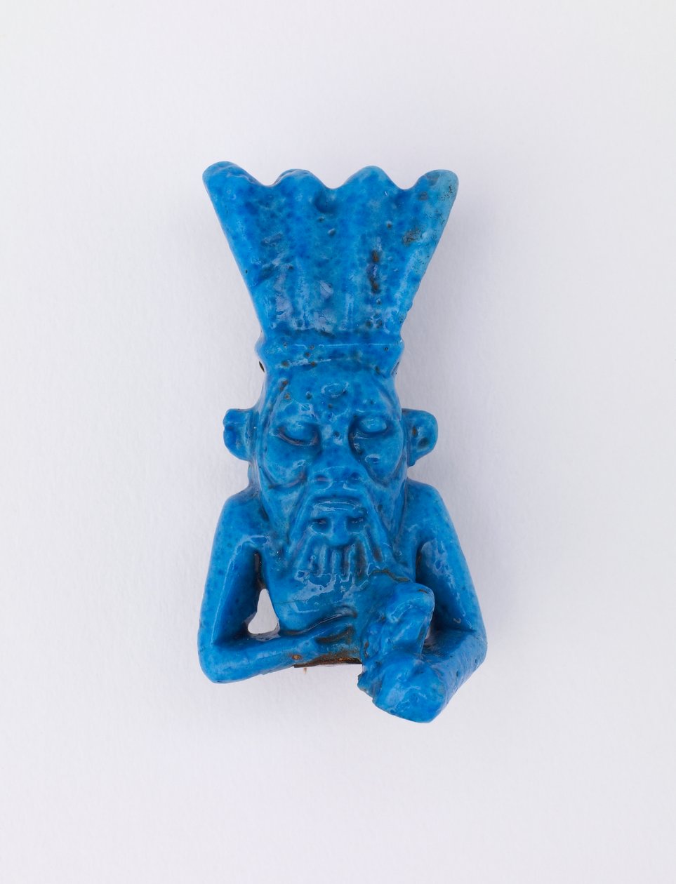 Bes, remontado como alfiler, c.1075-656 a.C. o posterior de Third Intermediate Period Egyptian