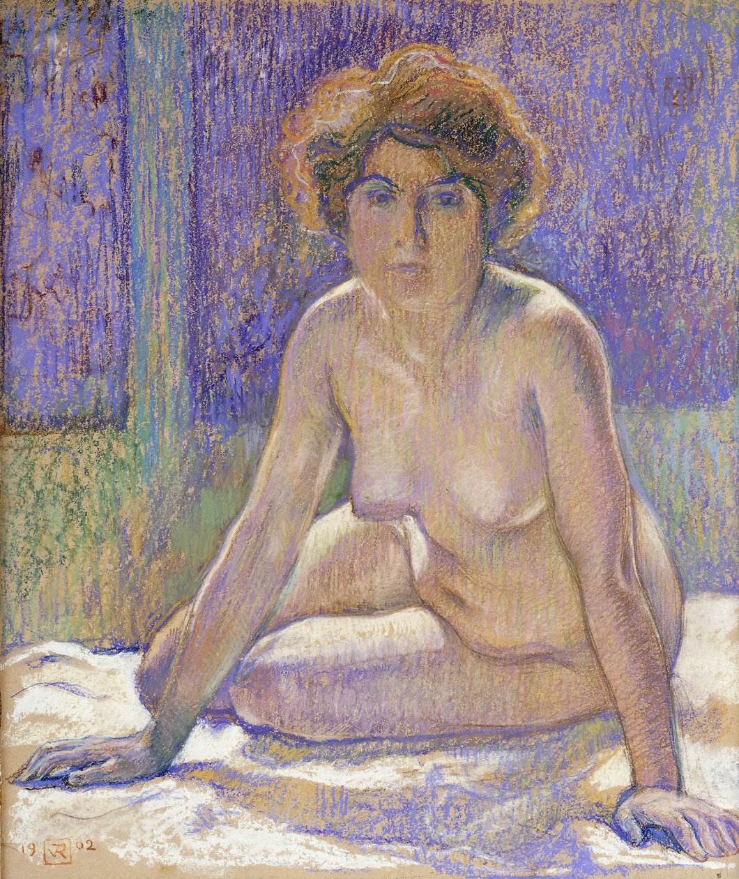 Mujer desnuda sentada, c.1912 de Théo van Rysselberghe