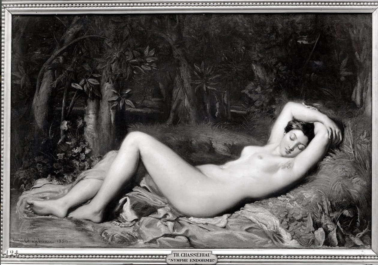 Ninfa durmiente de Théodore Chassériau