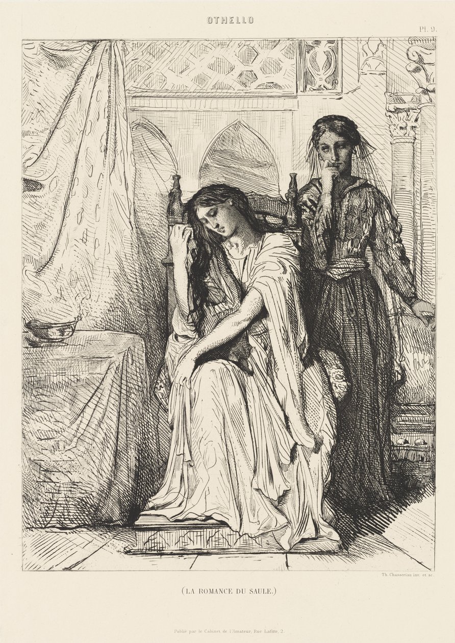 Suite Othello, No. 9 de Théodore Chassériau