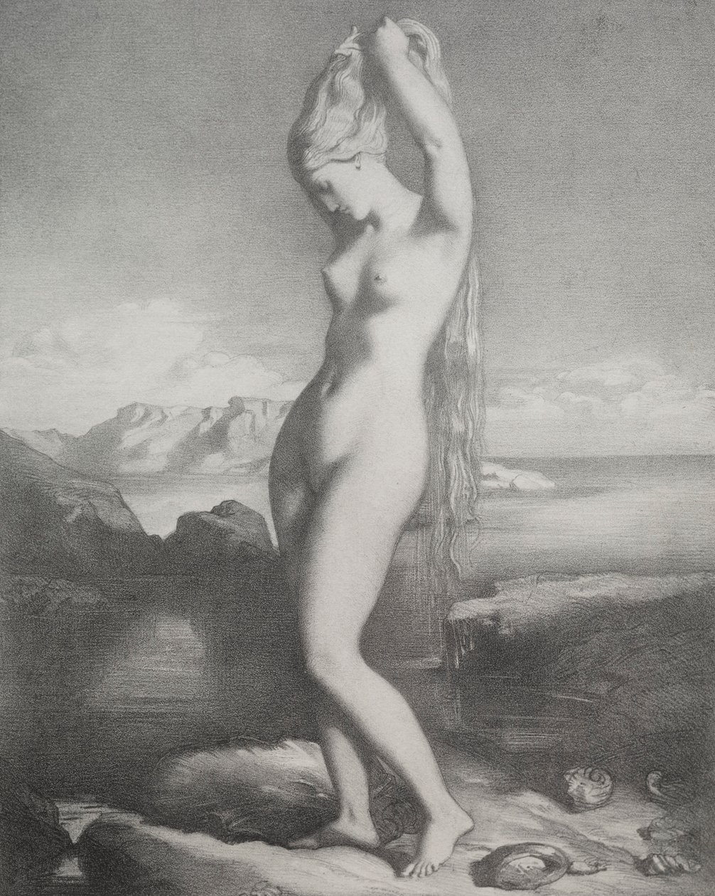 Venus Anadyomène, 1839 de Théodore Chassériau