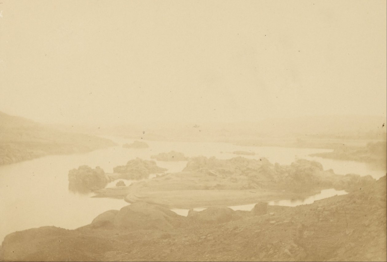 Paisaje egipcio de Théodule Devéria