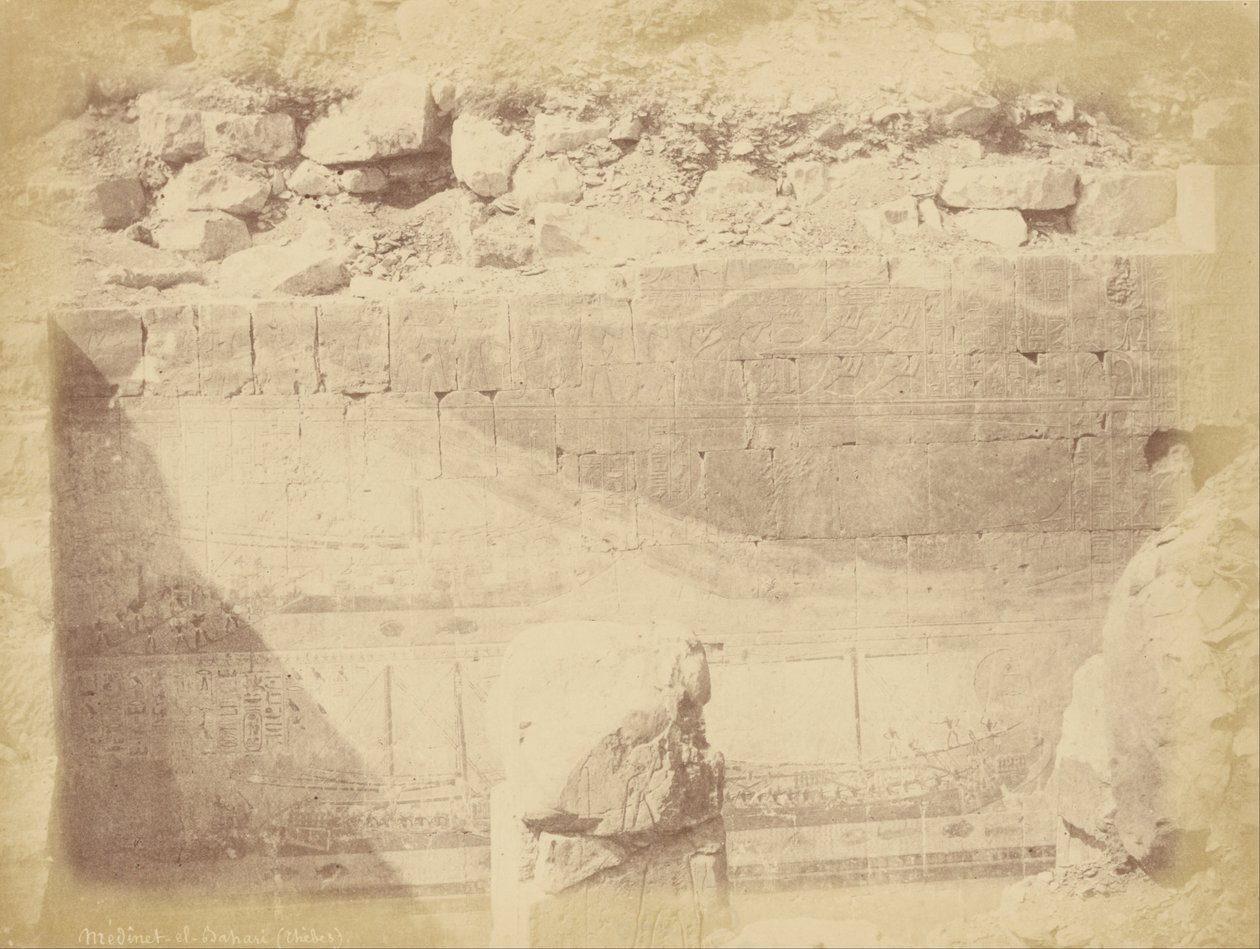 Médinet-el-Bahari (Tebas) de Théodule Devéria
