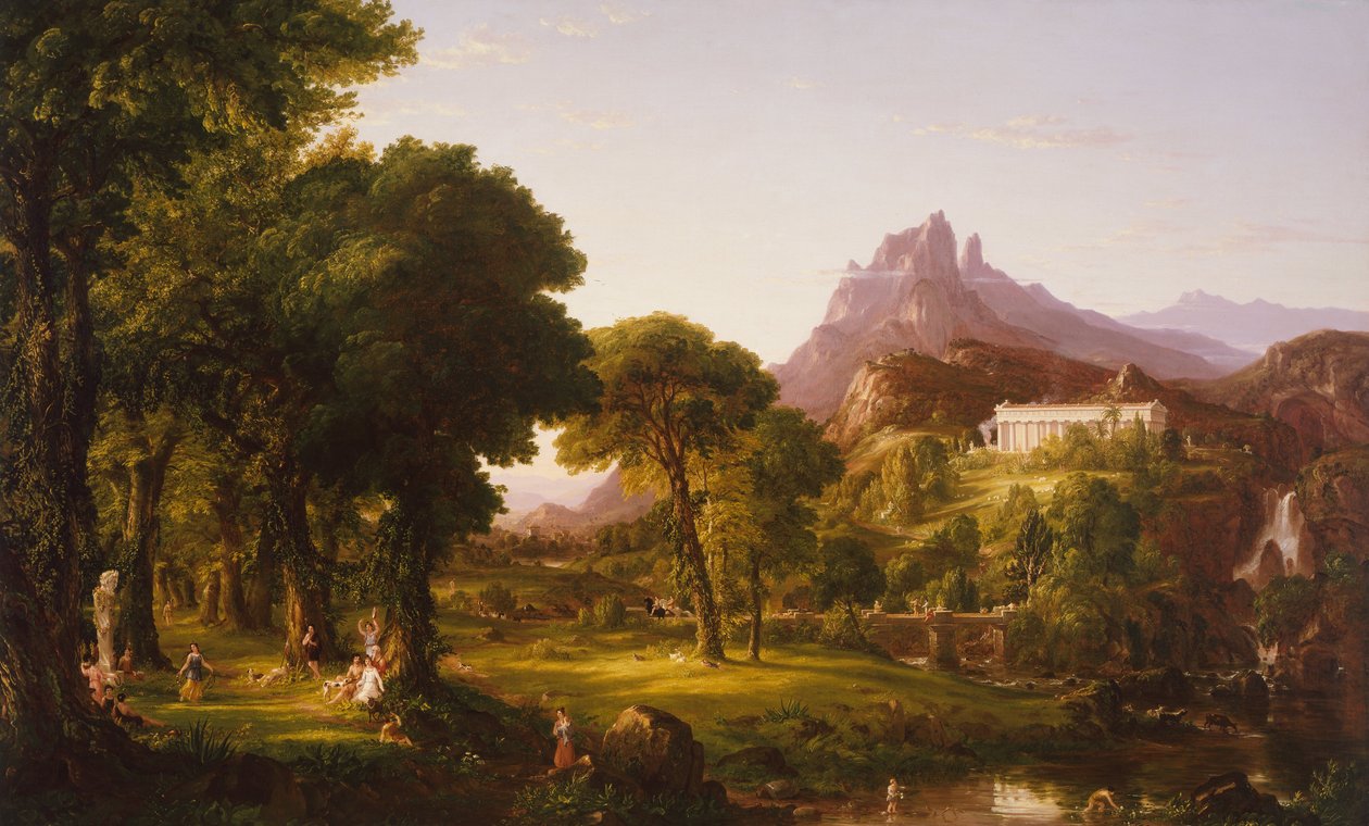 Sueño de Arcadia de Thomas Cole