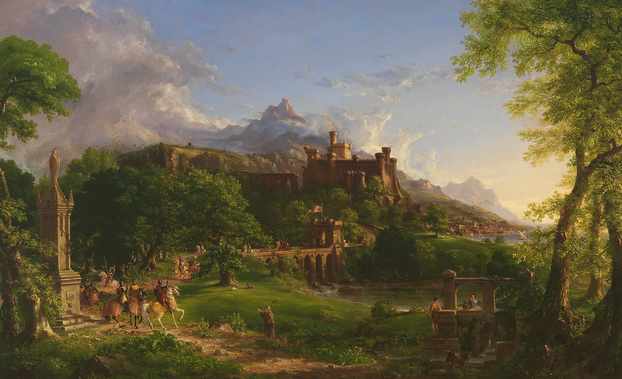 La Partida, 1837 de Thomas Cole