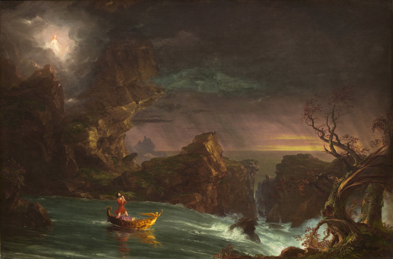 El Viaje de la Vida: Madurez, 1842 de Thomas Cole