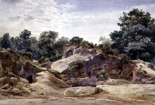 Cantera de Grava en Hampstead de Thomas Collier