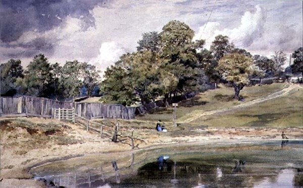 Estanque en Hampstead de Thomas Collier