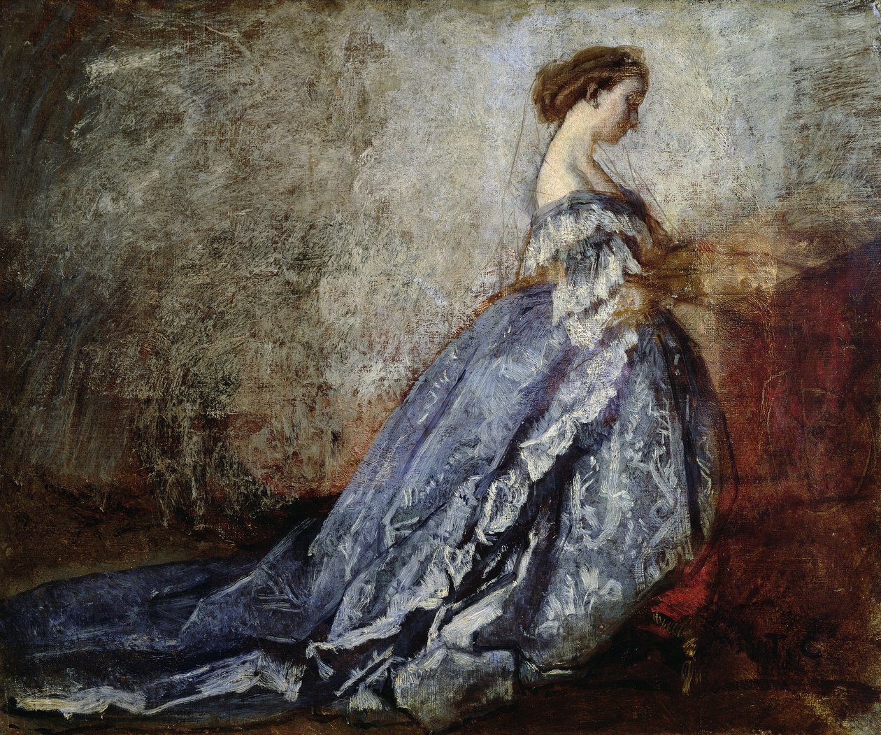 Retrato de la emperatriz Eugenia de Francia (1826-1920) de Thomas Couture