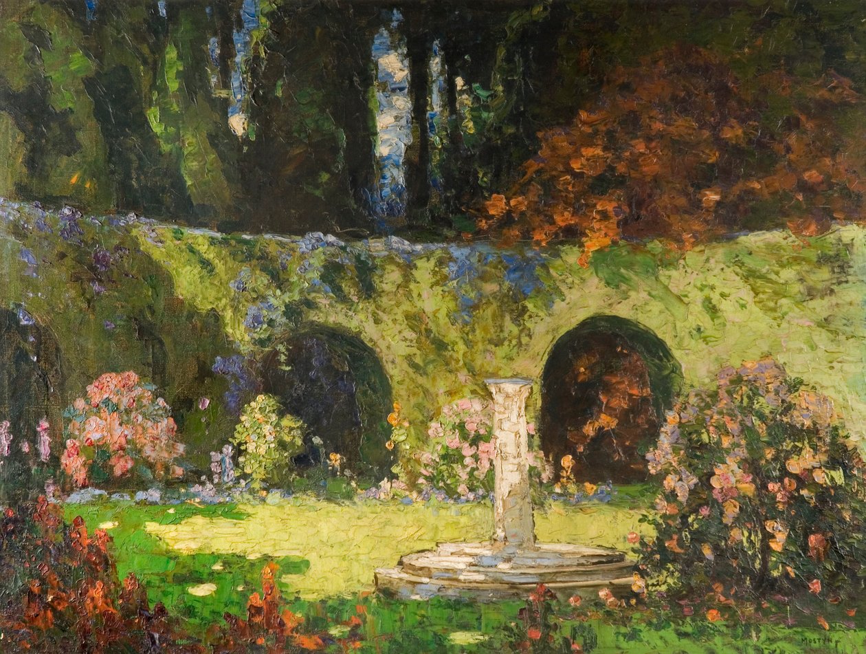 En un Jardín del Viejo Mundo de Thomas Edwin Mostyn