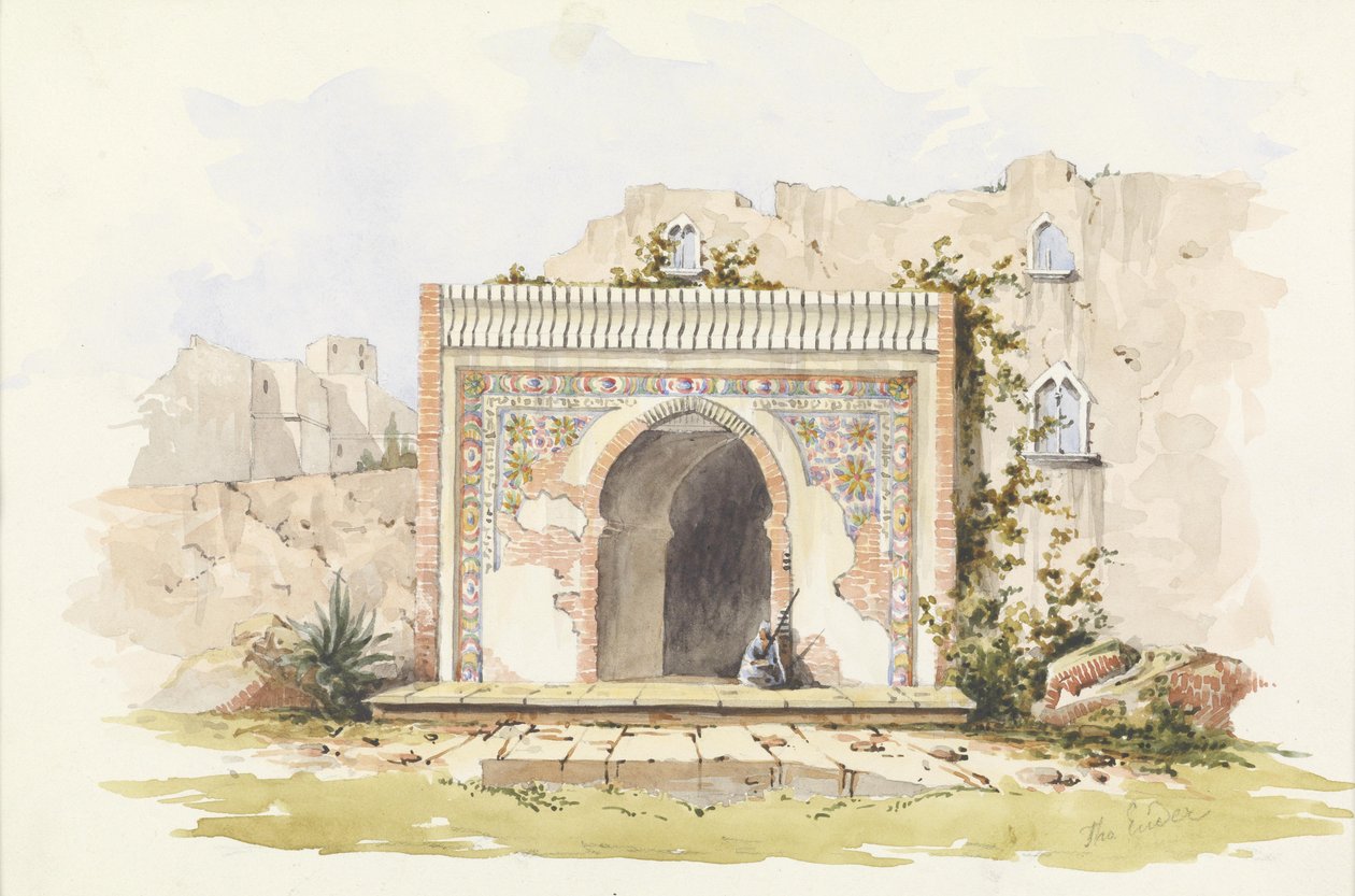El Bab el-Kasbah en Tánger de Thomas Ender