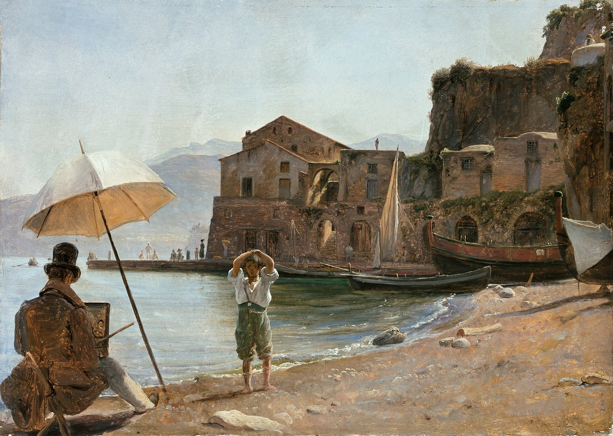 El Pintor y el Niño de Thomas Fearnley