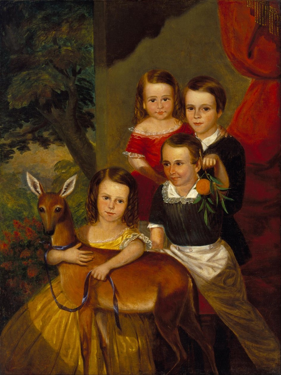 Retrato de los niños Jones de Galveston de Thomas Flintoff