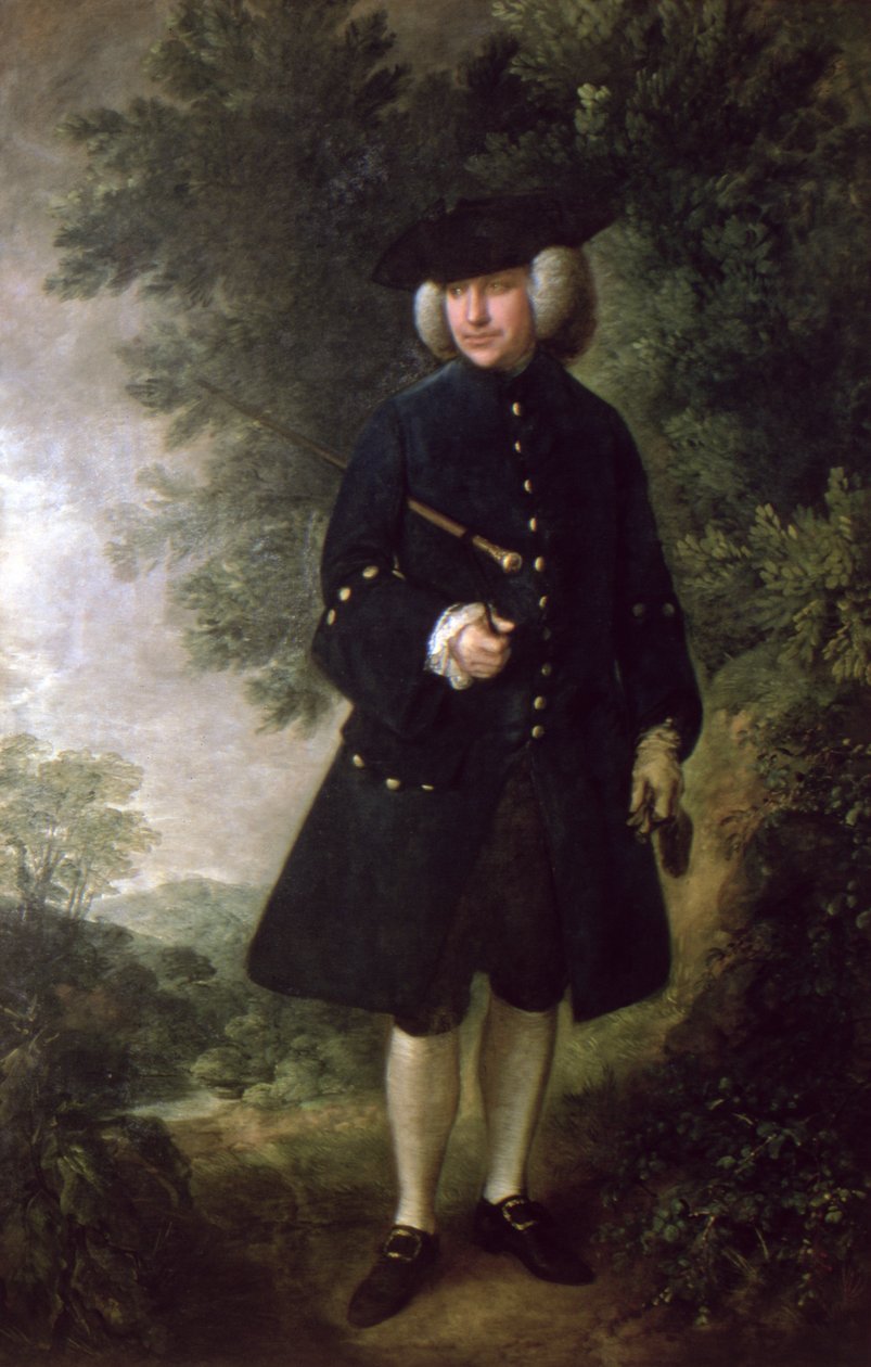 Retrato del Dr. Rice Charleton (1710-89) c.1764 de Thomas Gainsborough