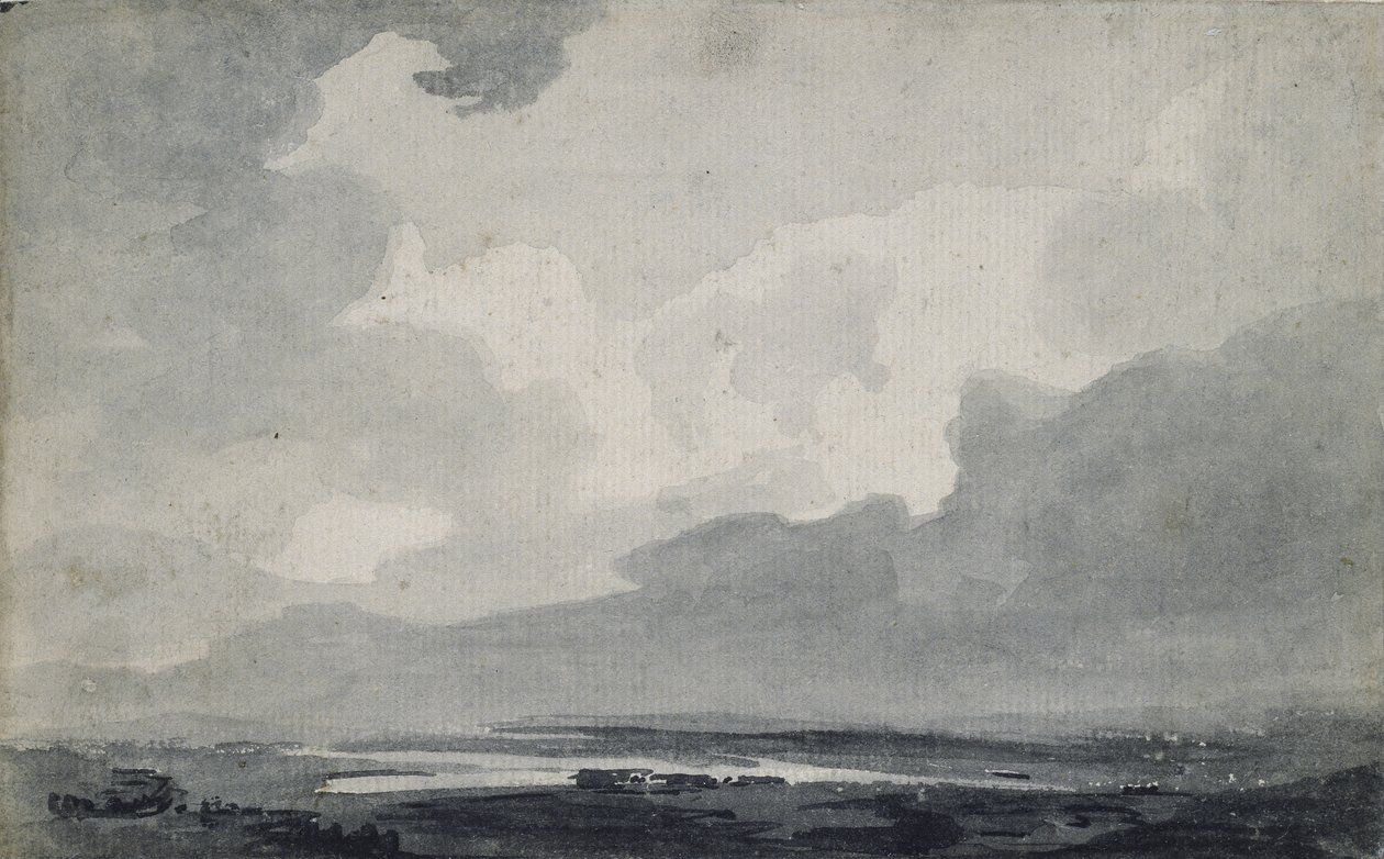 Vista de páramo, c.1800 de Thomas Girtin