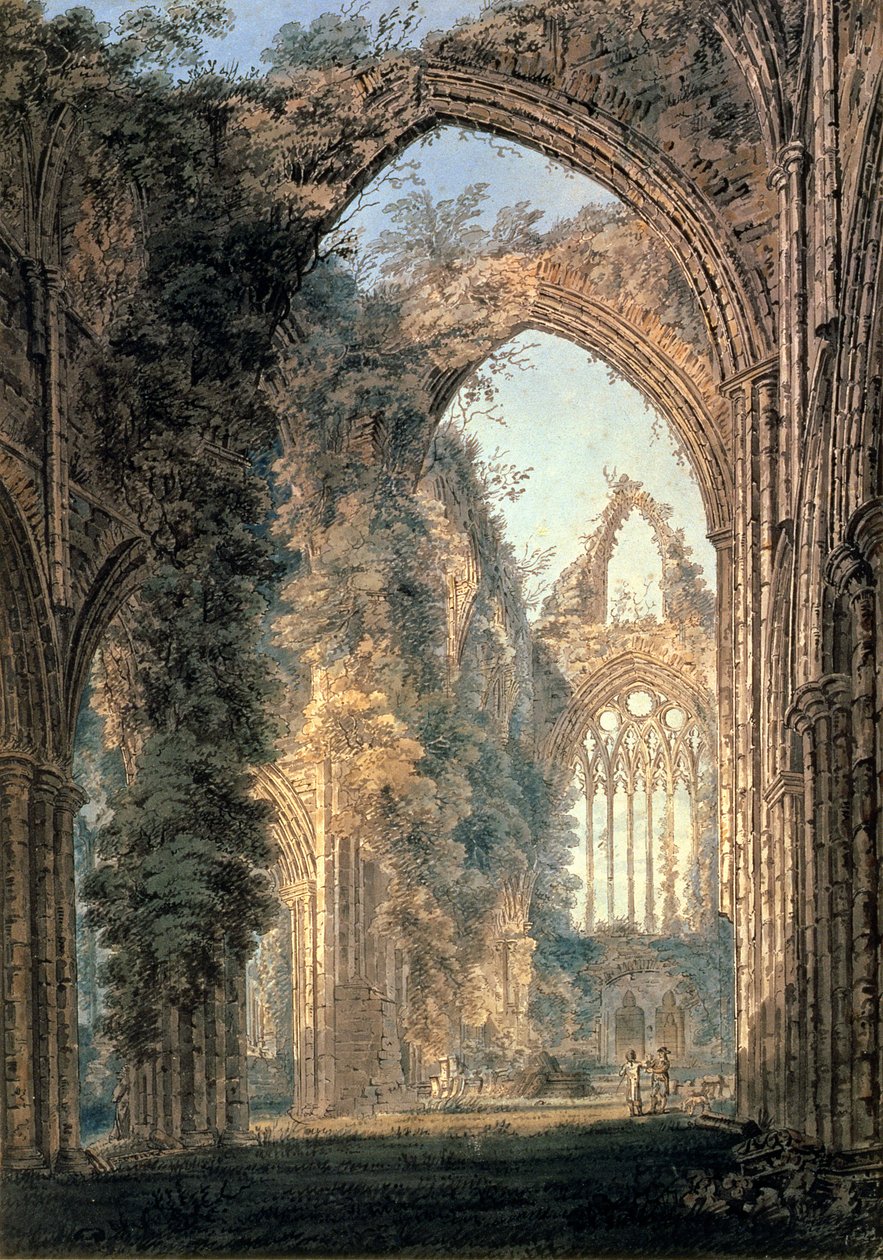 Abadía de Tintern de Thomas Girtin