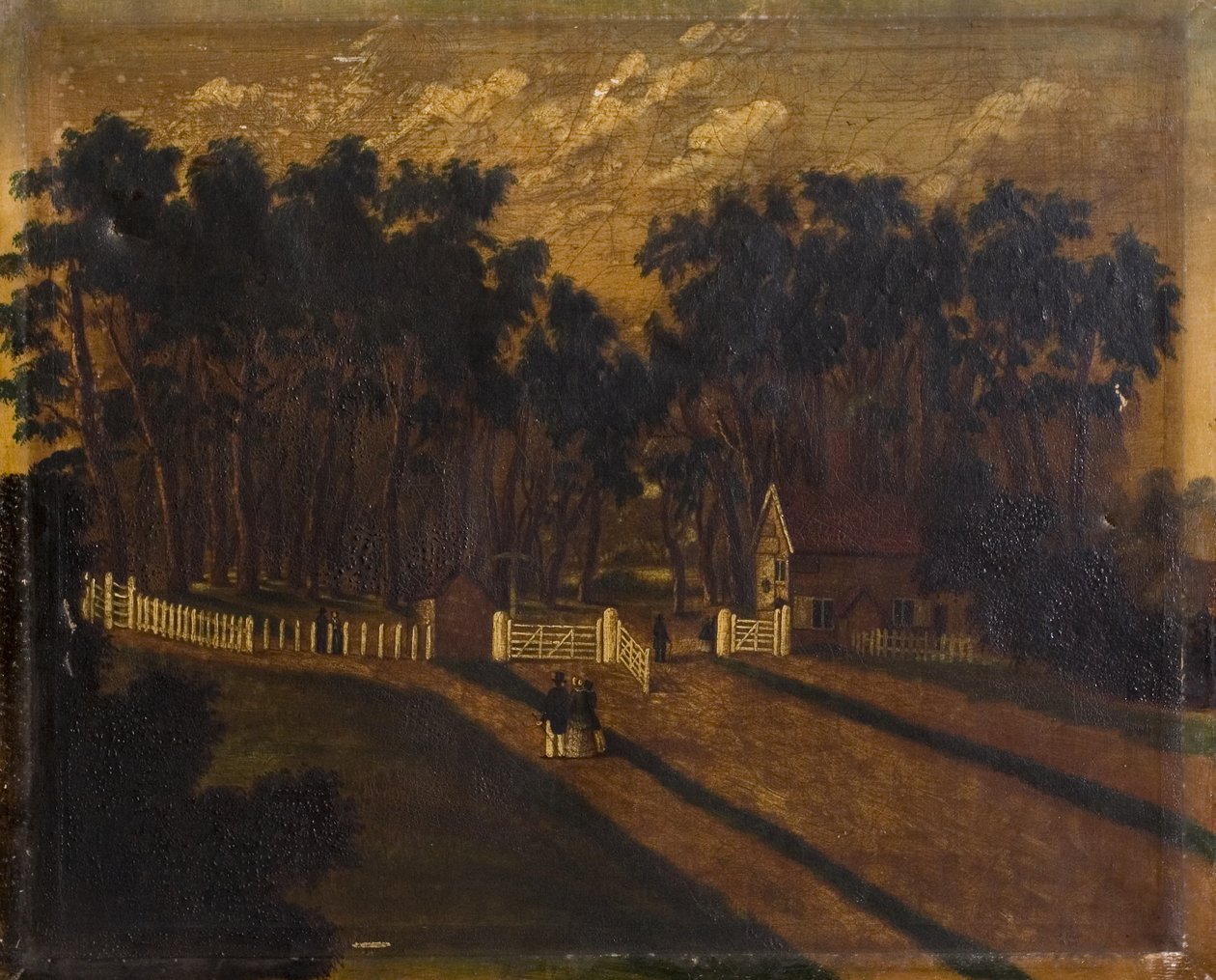 Peaje, cerca del Parque Memorial, Coventry, 1855 de Thomas Hough