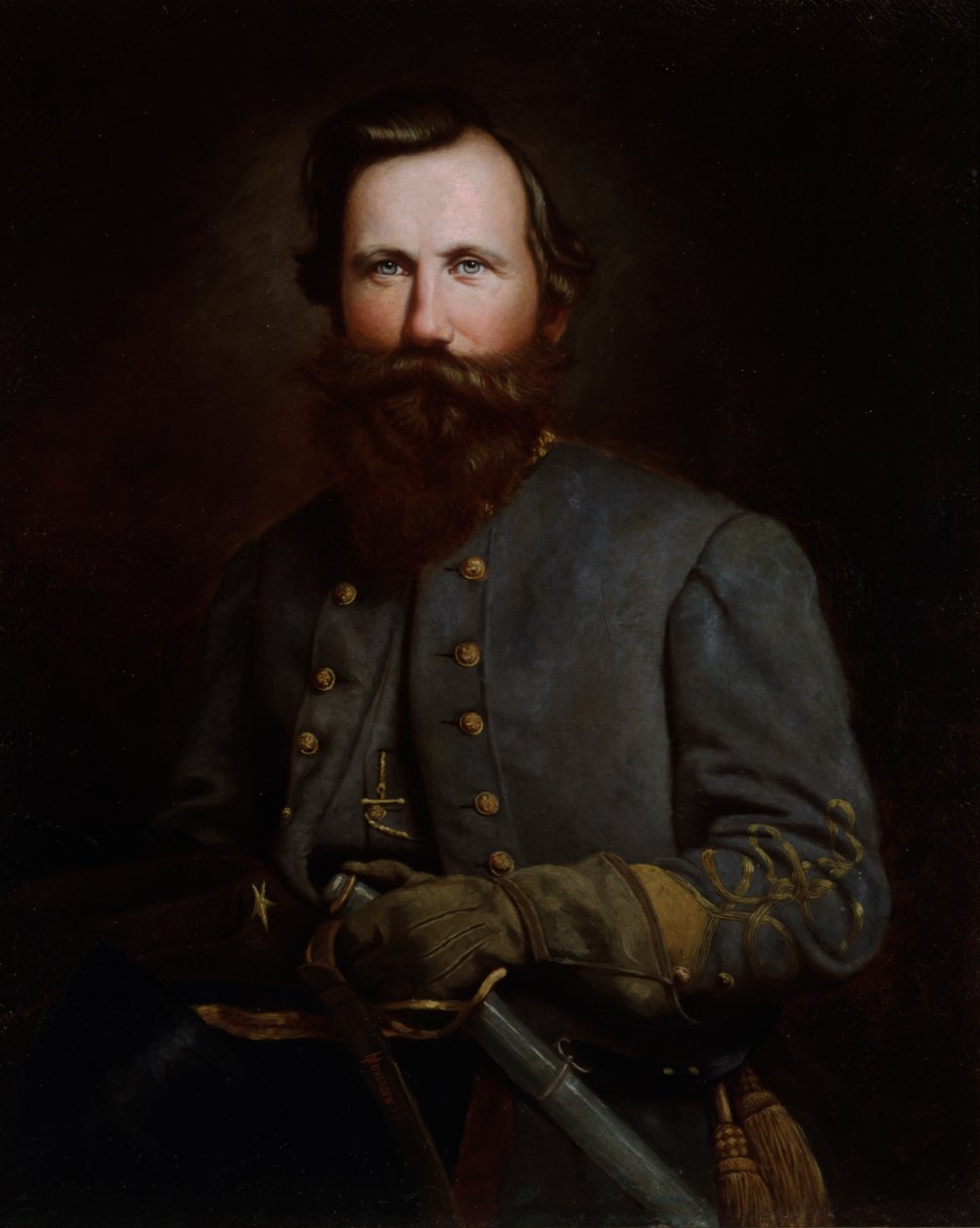 Retrato de James Ewell Brown Stuart, 1869 de Thomas Hovenden
