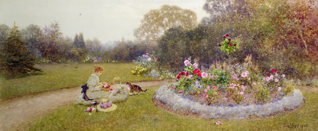 El Jardín de Rosas de Thomas James Lloyd