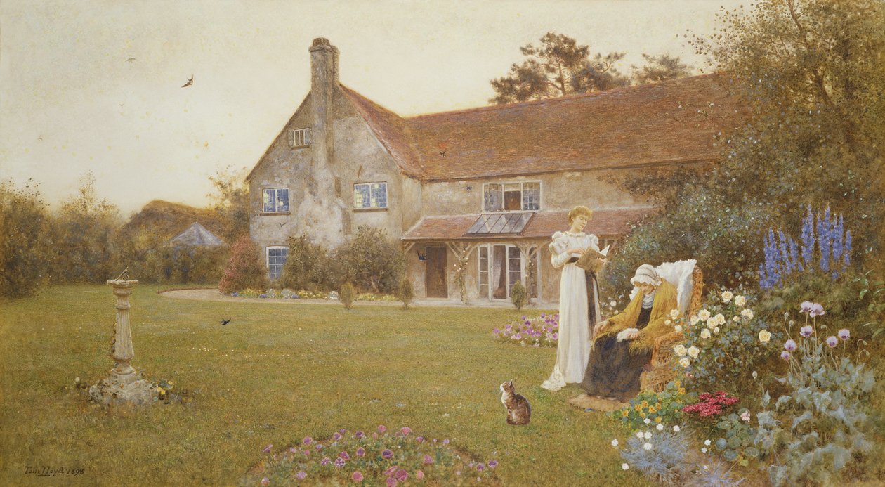 El reloj de sol, 1898 de Thomas James Lloyd