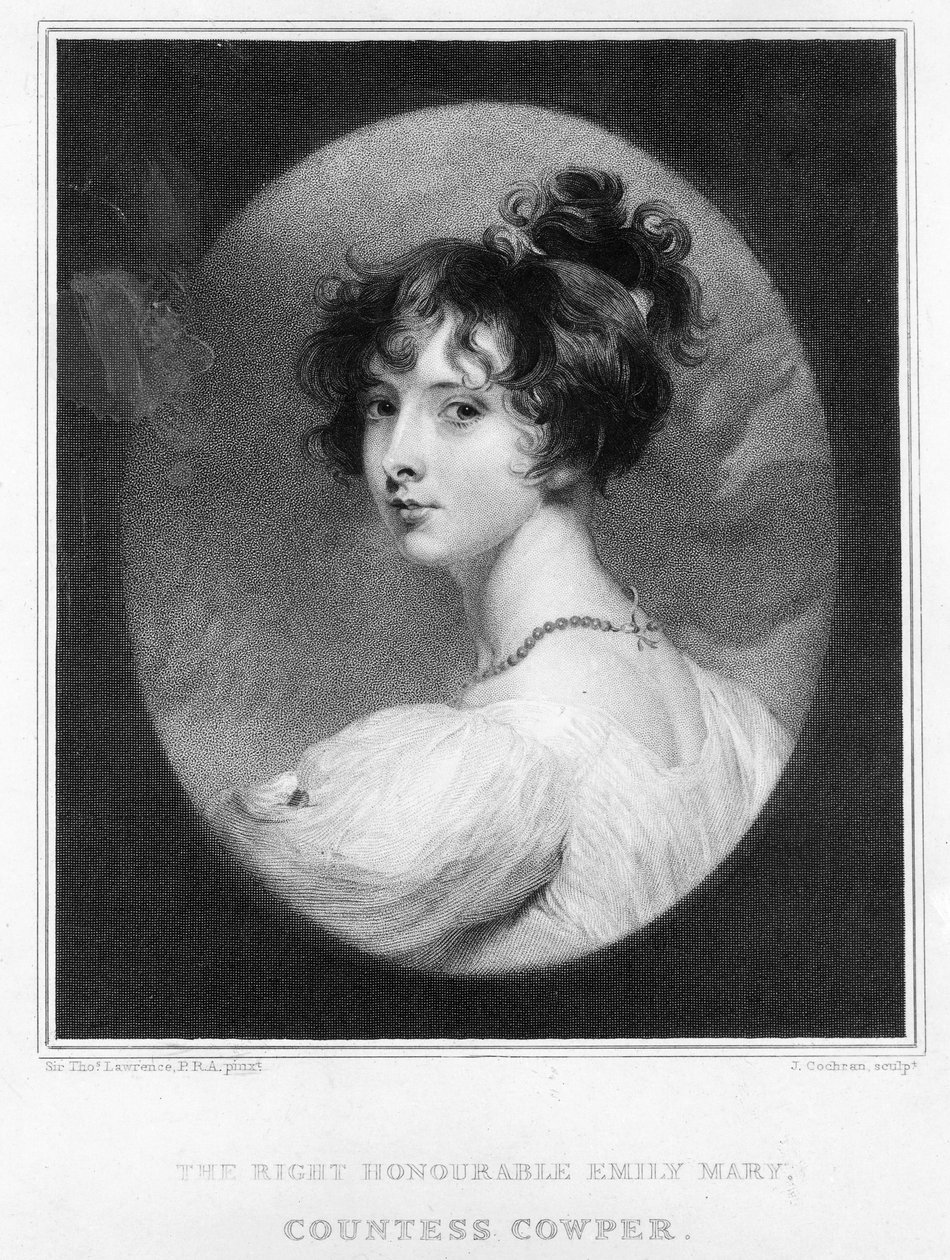 Emily Mary, Condesa Cowper de Thomas Lawrence