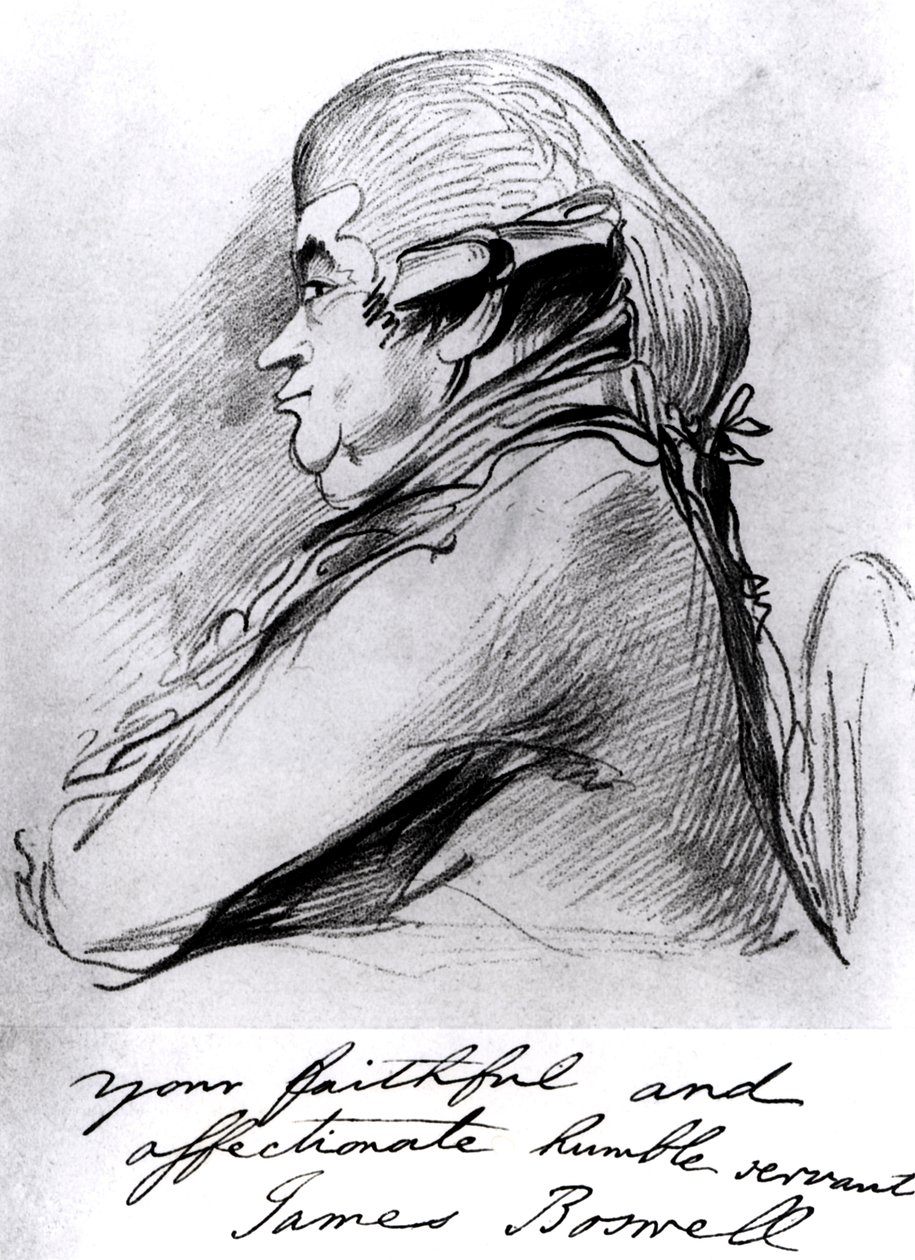 James Boswell, c.1790-95 de Thomas Lawrence