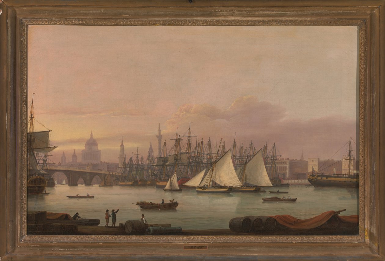 El puerto de Londres de Thomas Luny
