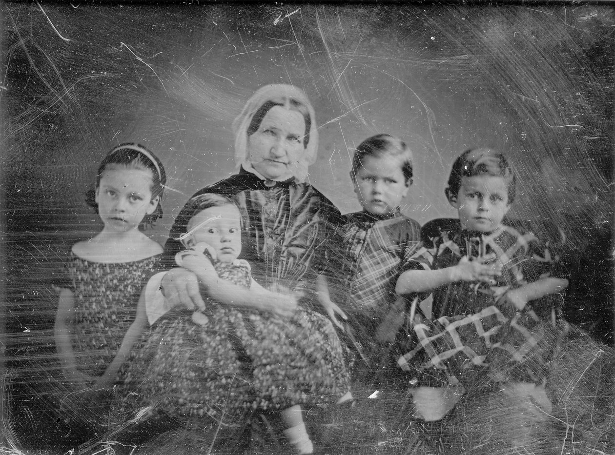 Sra. Ernst Carl Angelrodt (Eliza Westhoff) y niños de Thomas M. Easterly