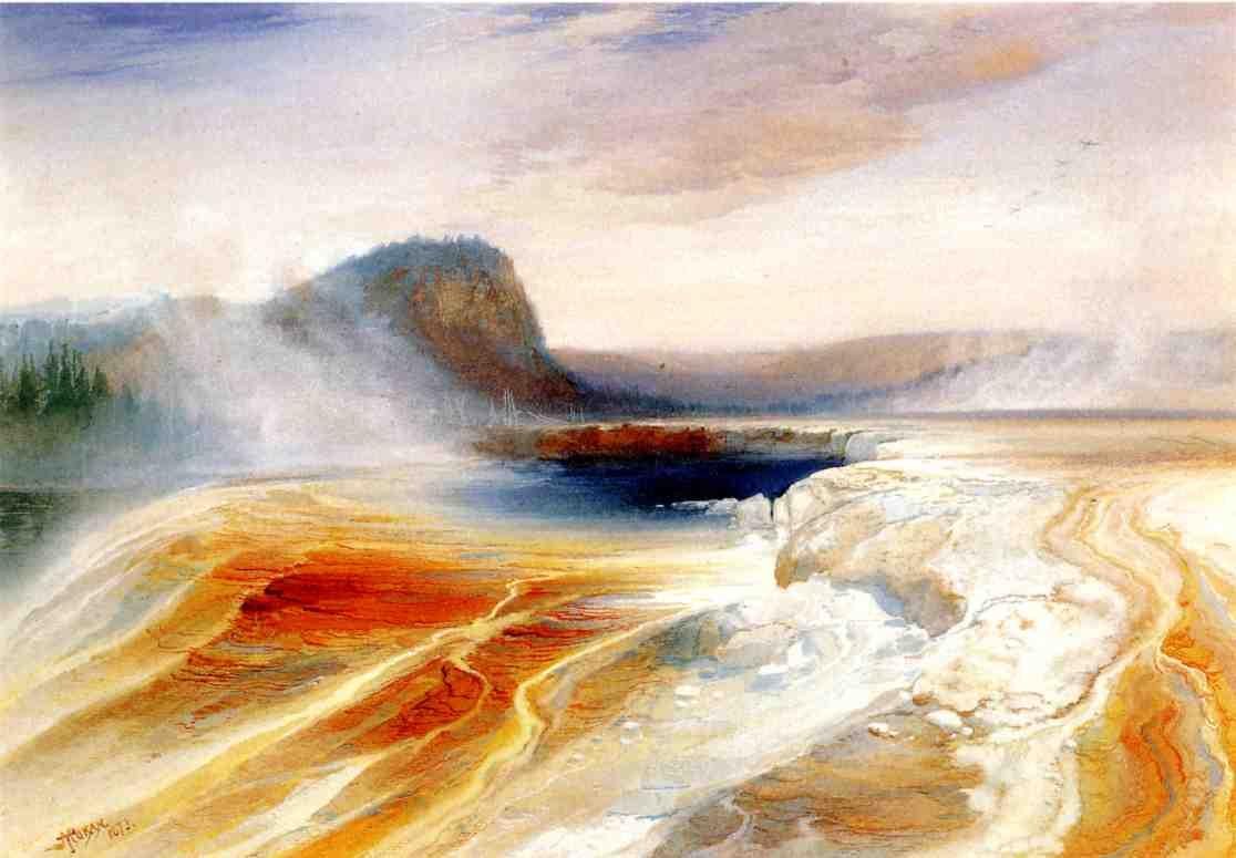 Bajo Geyser Basin de Thomas Moran