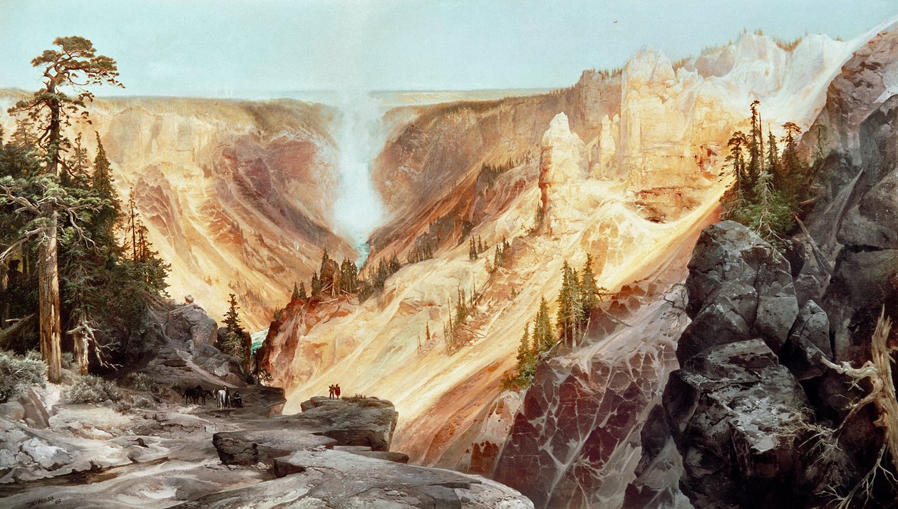 El Gran Cañón de Yellowstone de Thomas Moran