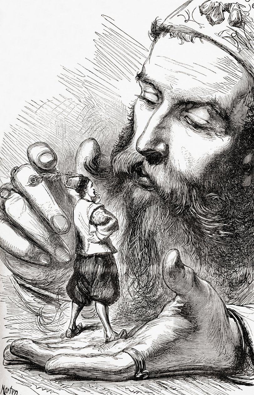 Mi pequeño amigo Grildrig, has hecho un panegírico admirable sobre tu país, ilustración de 