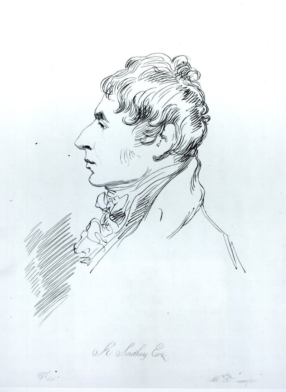 Retrato de Robert Southey (1774-1843) de Thomas Phillips