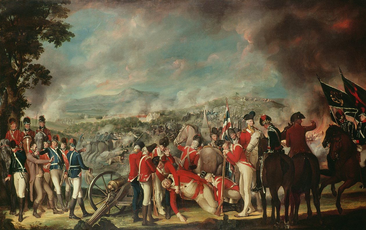 La batalla de Ballinahinch, 13 de junio de 1798, c.1798 de Thomas Robinson