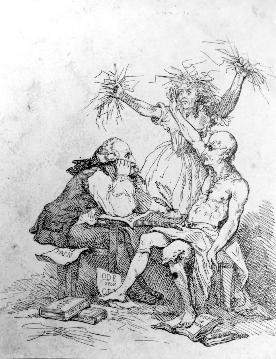 Una mirada a Belén, c.1793 de Thomas Rowlandson