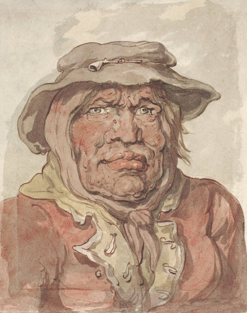 Viuda de un soldado, 1815-20 de Thomas Rowlandson